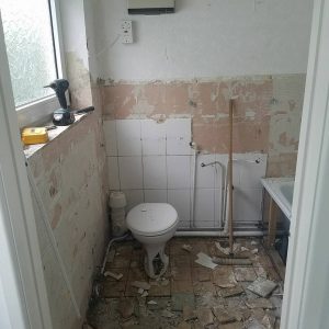 new bathroom before