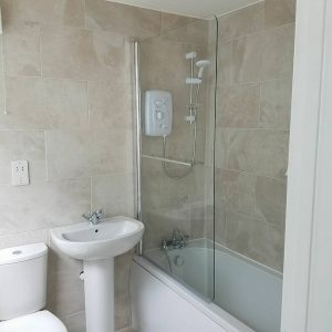 completed bathroom installation gower